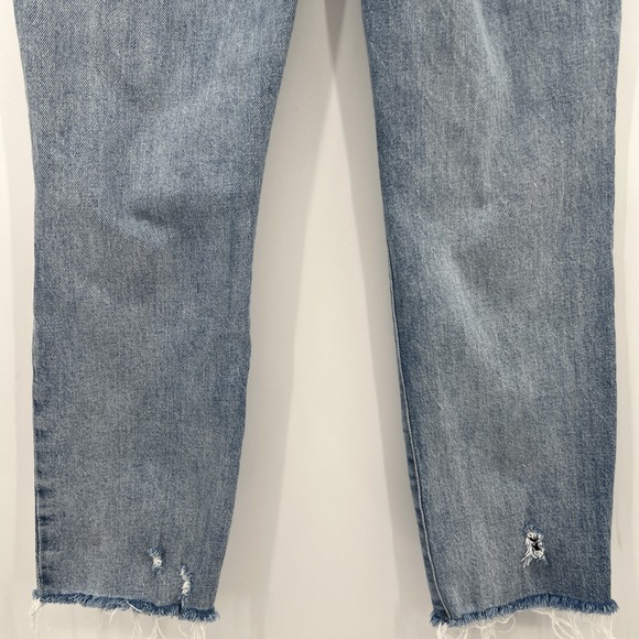Abercrombie & Fitch The Boyfriend Mid Rise Distressed Denim Jeans Size 25/0R - Picture 7 of 9